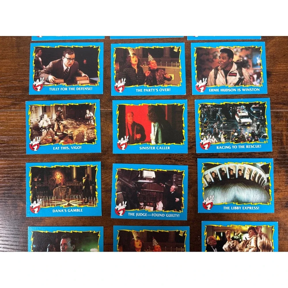 1989 Topps Ghostbusters II Trading Card Lot 21 Vintage Movie Scene Cards Slimer - Picture 3 of 6